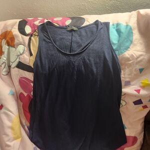 Navy Blue Tank Top for Women